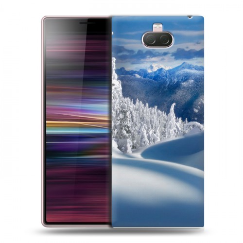 Дизайнерский силиконовый чехол для Sony Xperia 10 Зима