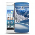 Дизайнерский пластиковый чехол для Huawei Ascend D2 Зима