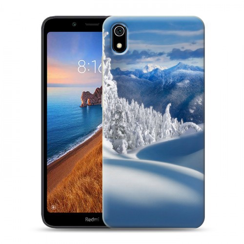 Дизайнерский силиконовый чехол для Xiaomi RedMi 7A Зима