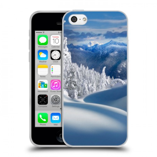 Дизайнерский пластиковый чехол для Iphone 5c Зима