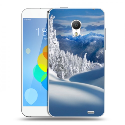 Дизайнерский силиконовый чехол для  Meizu MX3 Зима