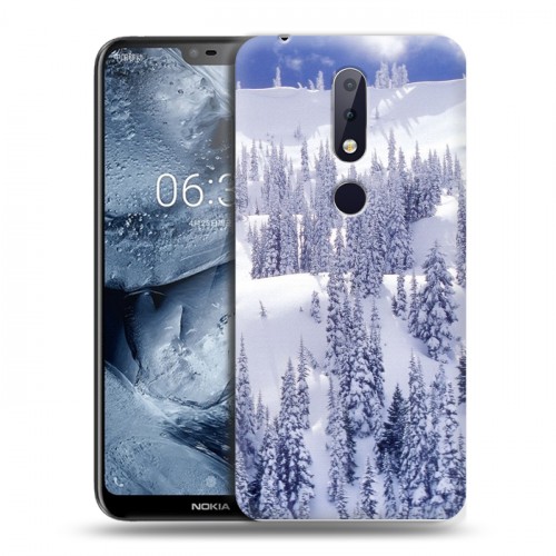 Дизайнерский пластиковый чехол для Nokia 6.1 Plus Зима