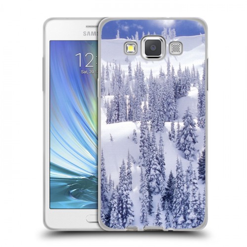 Дизайнерский пластиковый чехол для Samsung Galaxy A5 Зима