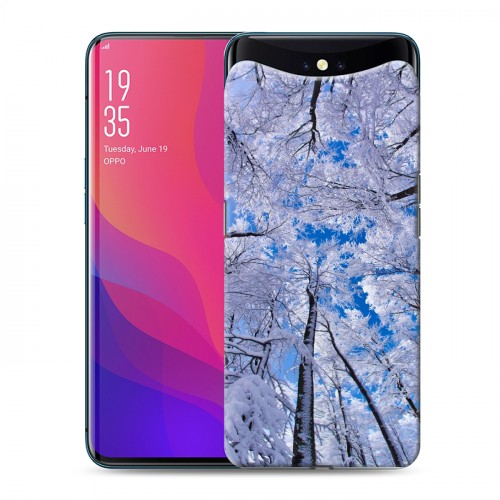 Дизайнерский силиконовый чехол для OPPO Find X Зима