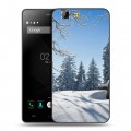 Дизайнерский силиконовый чехол для Doogee X5 Зима