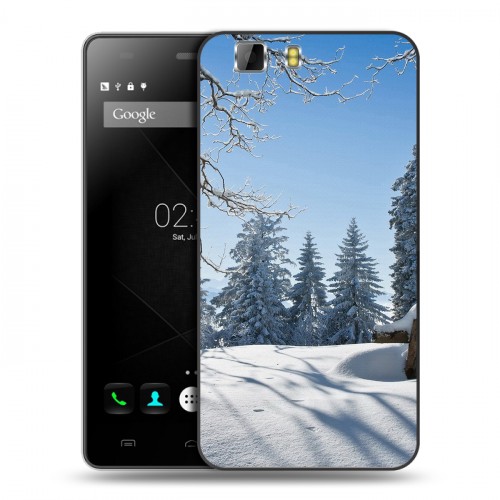 Дизайнерский силиконовый чехол для Doogee X5 Зима