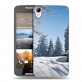 Дизайнерский пластиковый чехол для HTC Desire 828 Зима