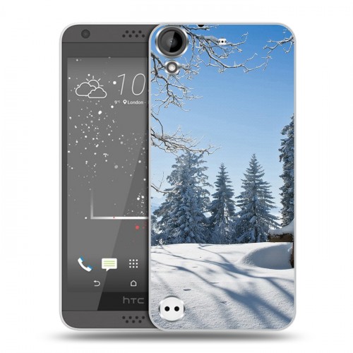 Дизайнерский пластиковый чехол для HTC Desire 530 Зима