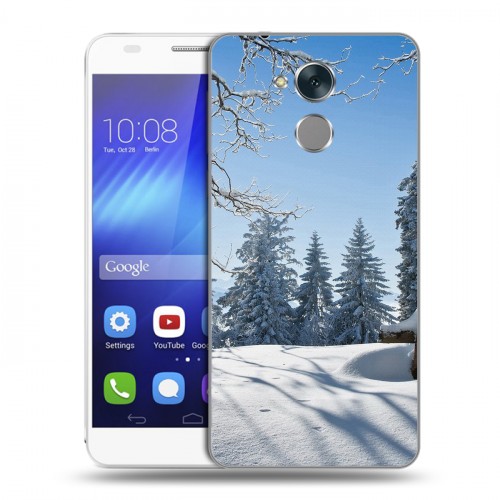 Дизайнерский пластиковый чехол для Huawei Honor 6C Зима