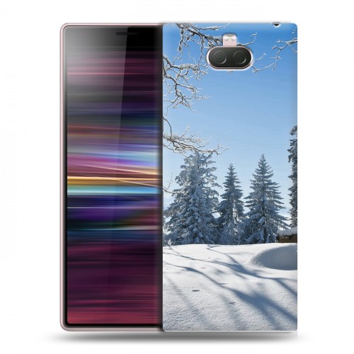 Дизайнерский силиконовый чехол для Sony Xperia 10 Зима