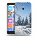 Дизайнерский пластиковый чехол для Nokia Lumia 1320 Зима