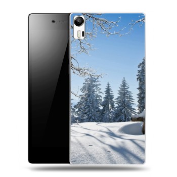 Дизайнерский силиконовый чехол для Lenovo Vibe Shot Зима (на заказ)