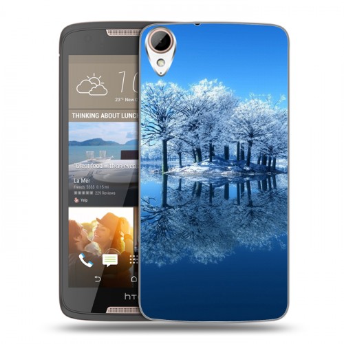 Дизайнерский пластиковый чехол для HTC Desire 828 Зима