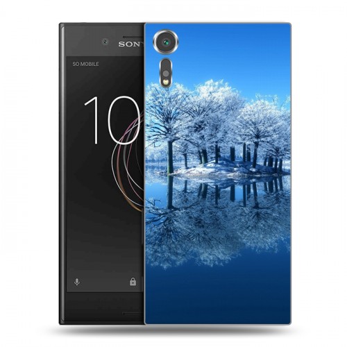 Дизайнерский пластиковый чехол для Sony Xperia XZs Зима