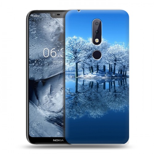 Дизайнерский силиконовый чехол для Nokia 6.1 Plus Зима