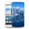 Дизайнерский пластиковый чехол для Huawei Ascend D2 Зима