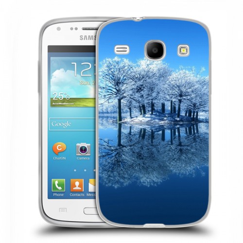Дизайнерский пластиковый чехол для Samsung Galaxy Core Зима