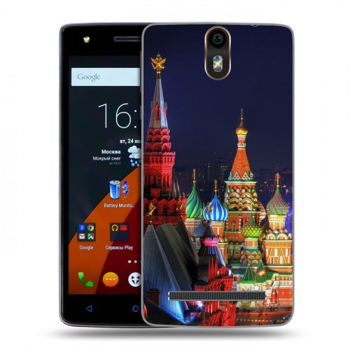 Дизайнерский силиконовый чехол для Wileyfox Storm Москва