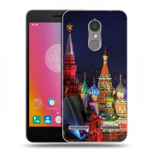 Дизайнерский силиконовый чехол для Lenovo K6 Москва