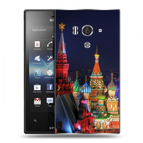 Дизайнерский пластиковый чехол для Sony Xperia acro S Москва