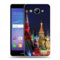 Дизайнерский пластиковый чехол для Huawei Y3 (2017) Москва