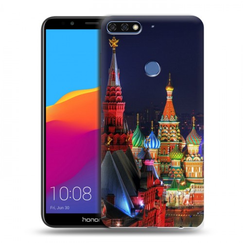 Дизайнерский пластиковый чехол для Huawei Honor 7C Pro Москва