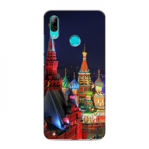 Дизайнерский пластиковый чехол для Huawei P Smart (2019) Москва