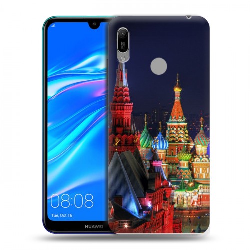 Дизайнерский пластиковый чехол для Huawei Y6 (2019) Москва