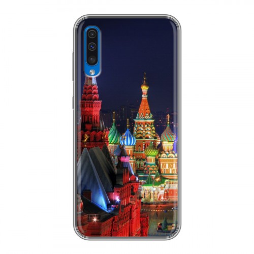 Дизайнерский силиконовый чехол для Samsung Galaxy A50 Москва