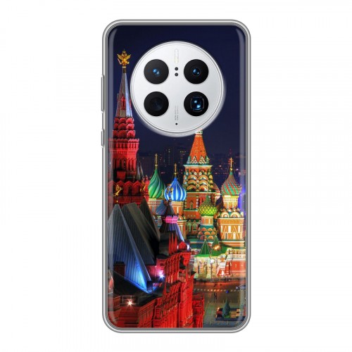 Дизайнерский силиконовый с усиленными углами чехол для Huawei Mate 50 Pro Москва