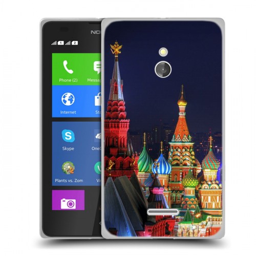 Дизайнерский силиконовый чехол для Nokia XL Москва