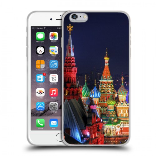 Дизайнерский силиконовый чехол для Iphone 6 Plus/6s Plus Москва