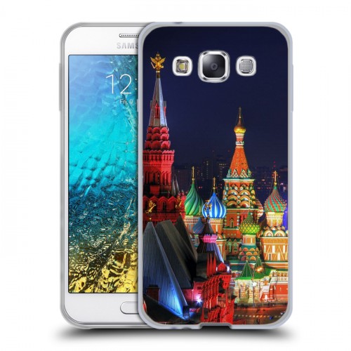 Дизайнерский пластиковый чехол для Samsung Galaxy E5 Москва