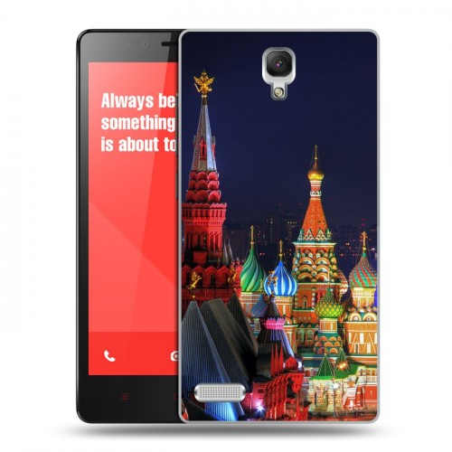 Дизайнерский пластиковый чехол для Xiaomi RedMi Note Москва