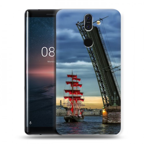 Дизайнерский силиконовый чехол для Nokia 8 Sirocco Санкт-Петербург