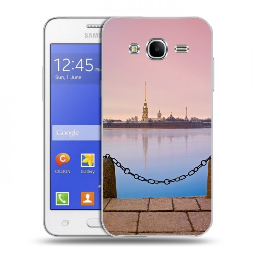 Дизайнерский силиконовый чехол для Samsung Galaxy J7 Санкт-Петербург