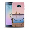 Дизайнерский пластиковый чехол для Samsung Galaxy S6 Edge Санкт-Петербург