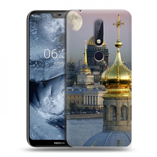 Дизайнерский силиконовый чехол для Nokia 6.1 Plus Санкт-Петербург