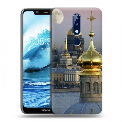 Дизайнерский пластиковый чехол для Nokia 5.1 Plus Санкт-Петербург