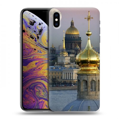 Дизайнерский силиконовый чехол для Iphone Xs Max Санкт-Петербург