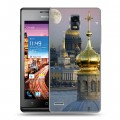 Дизайнерский пластиковый чехол для Huawei Ascend P1 Санкт-Петербург