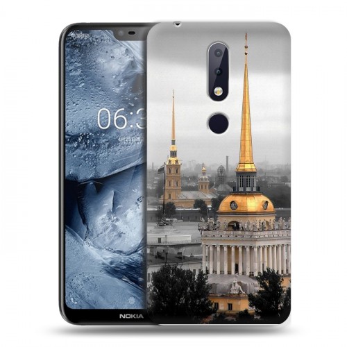 Дизайнерский силиконовый чехол для Nokia 6.1 Plus Санкт-Петербург