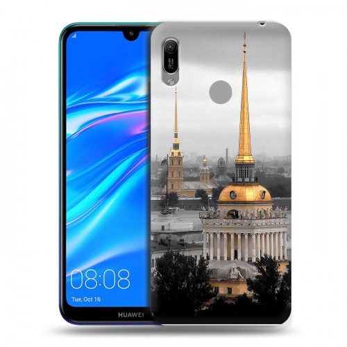 Дизайнерский пластиковый чехол для Huawei Y6 (2019) Санкт-Петербург