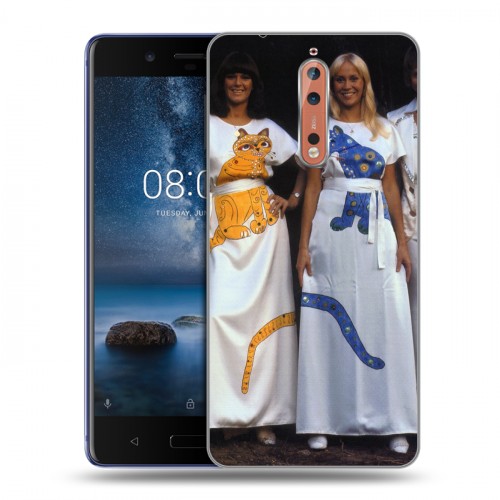 Дизайнерский пластиковый чехол для Nokia 8