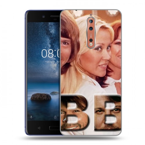 Дизайнерский пластиковый чехол для Nokia 8