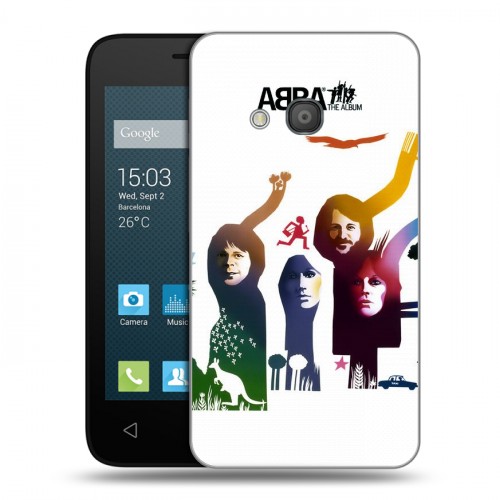 Дизайнерский пластиковый чехол для Alcatel One Touch Pixi 4 (4)