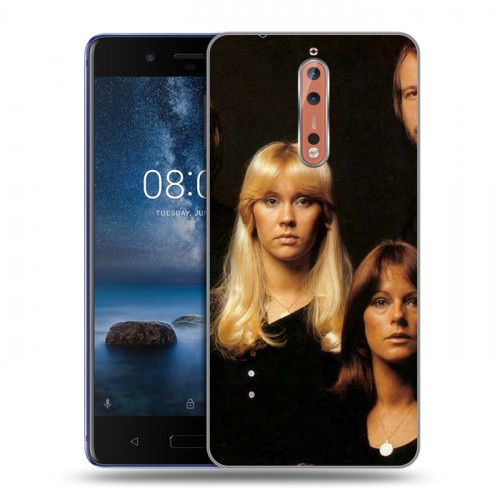 Дизайнерский пластиковый чехол для Nokia 8