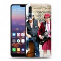 Дизайнерский силиконовый с усиленными углами чехол для Huawei P20 Pro