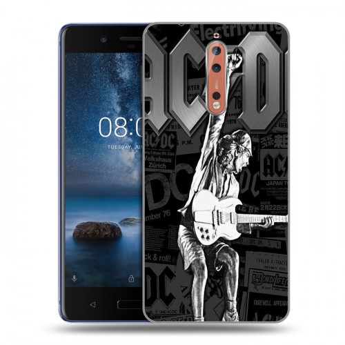 Дизайнерский пластиковый чехол для Nokia 8