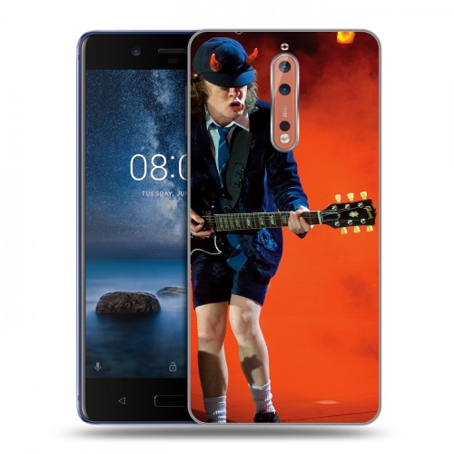 Дизайнерский пластиковый чехол для Nokia 8